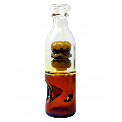 6" Multi Layer Burger Perc 2 in 1 Hand Pipe/Waterpipe - [GB950]